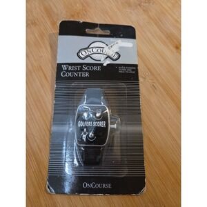NEW Vtg Golfers Wrist Score Counter Golf Wristband Novelty